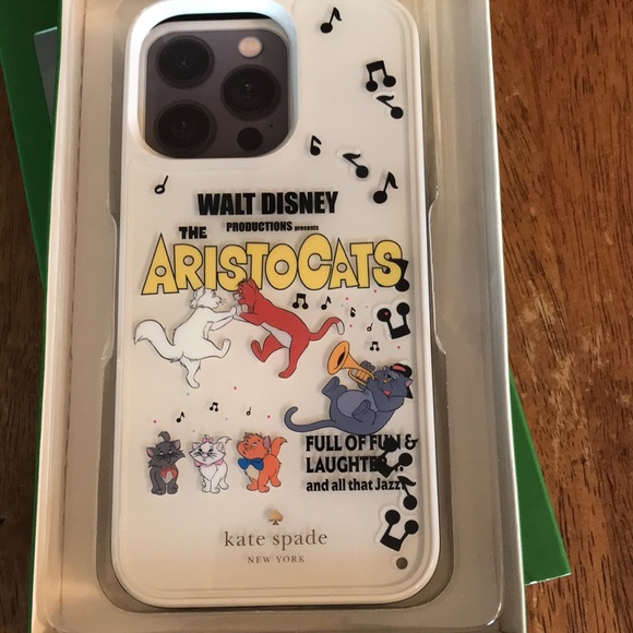 Authentic Kate Spade Aristocats Disney iPhone Pro Max. New in Box with tag. - Picture 8 of 12
